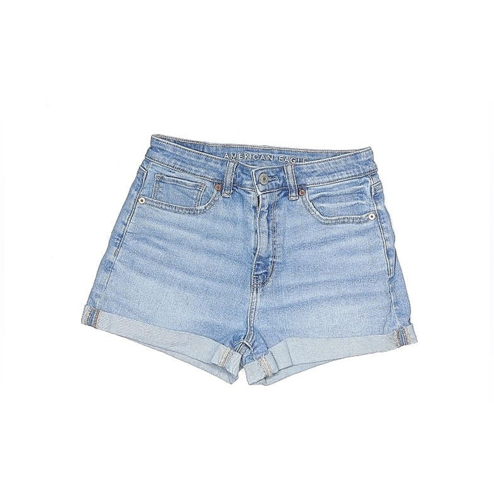 American Eagle AE Hi-Rise Shortie Shorts 0